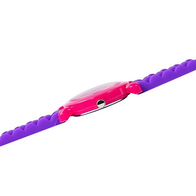 Disney's Turning Red Kids' Meilin Lee Pink Plastic Time Teacher Watch - WDS001146