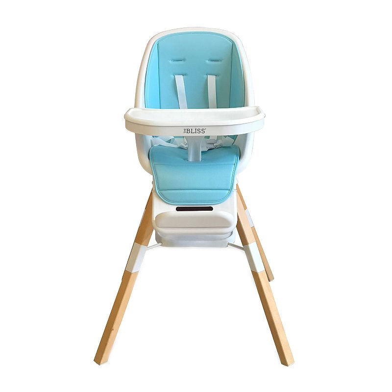 TruBliss 2-in-1 Turn-A-Tot High Chair, Blue