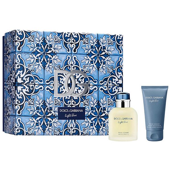 Dolce and gabbana light on sale blue pour homme gift set