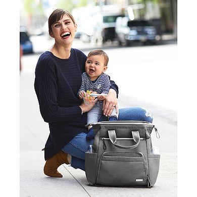 Skip Hop Mainframe Charcoal Baby Backpack