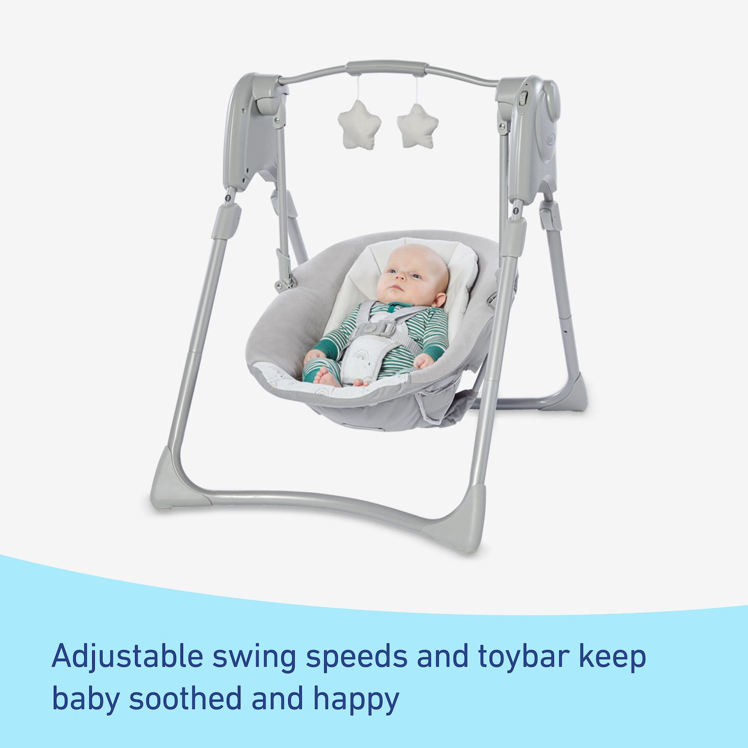 Graco Slim Spaces Compact Baby Swing