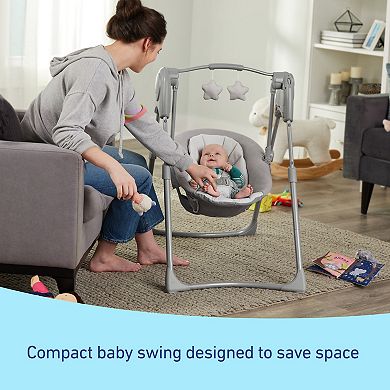 Graco Slim Spaces Compact Baby Swing