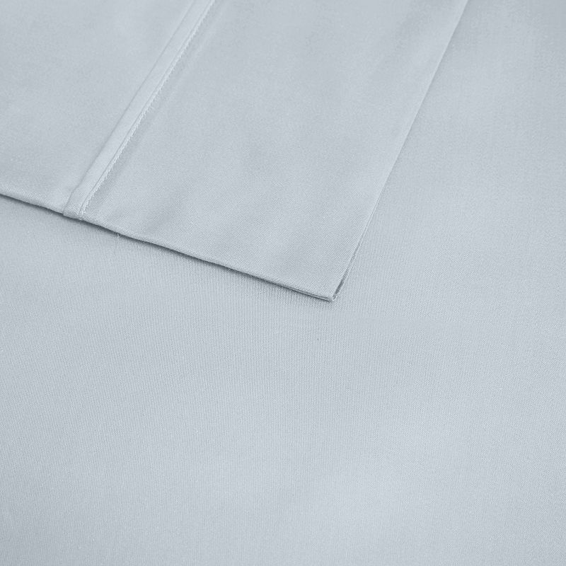 Clean Spaces 300 Thread Count Ultra Soft Sheet Set and Pillowcases, Blue, K