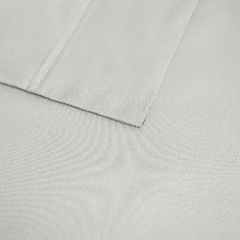 Clean Spaces 300 Thread Count Ultra Soft Sheet Set or Pillowcases, Grey, Qu