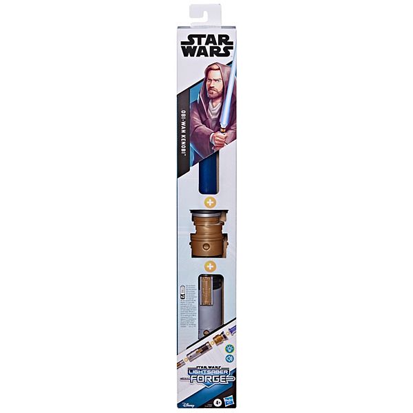 Star Wars Lightsaber Forge Obi-Wan Kenobi Electronic Blue Lightsaber by Hasbro