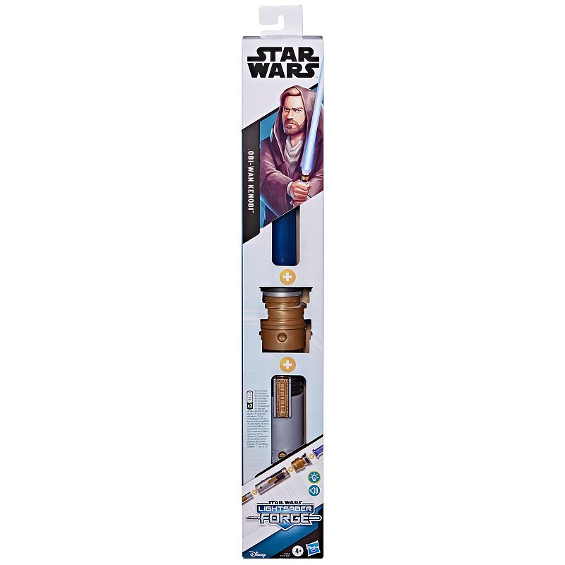 Star Wars Lightsaber Forge Obi-Wan Kenobi Electronic Blue Lightsaber by Has