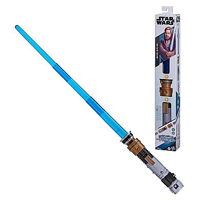 Star Wars Lightsaber Forge Obi-Wan Kenobi Electronic Blue Lightsaber by Hasbro