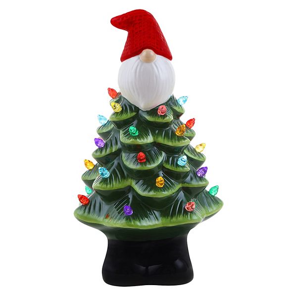 Mr Christmas Nostalgic Gnome Christmas Tree Table Decor