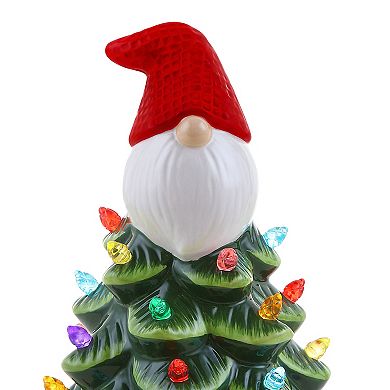 Mr Christmas Nostalgic Gnome Christmas Tree Table Decor