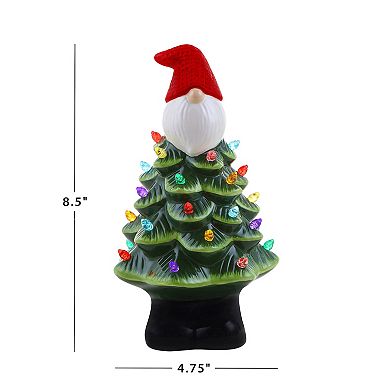 Mr Christmas Nostalgic Gnome Christmas Tree Table Decor