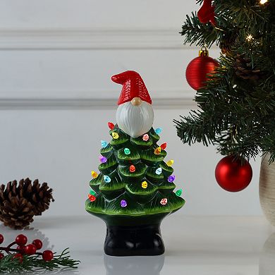 Mr Christmas Nostalgic Gnome Christmas Tree Table Decor