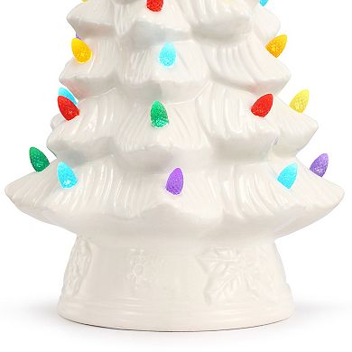 Mr Christmas Nostalgic White Christmas Tree Table Decor