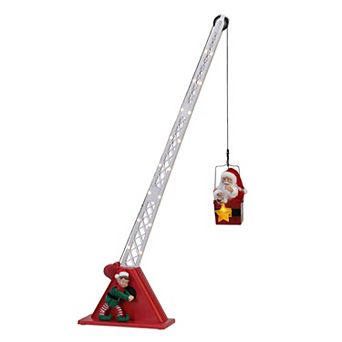 Mr Christmas Santa's Christmas Crane Floor Decor