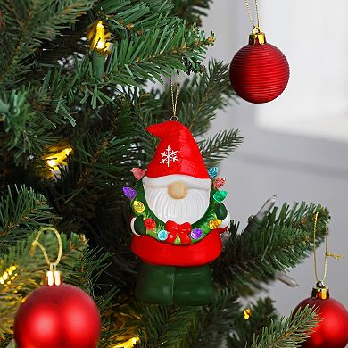 Mr Christmas Mini Gnome Wreath Christmas Ornament