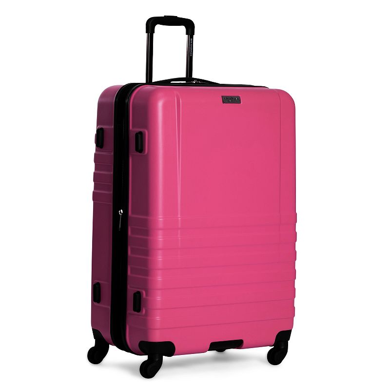 Ben Sherman Hereford Hardside Spinner Luggage, Light Pink, 28 INCH