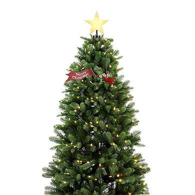 Mr Christmas Animated Elves Sleigh Christmas Tree Topper