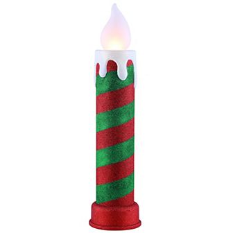 Mr Christmas LED Striped Candle Floor Decor