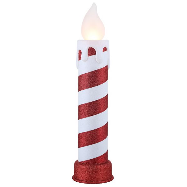 Mr Christmas Striped LED Candle Floor Decor