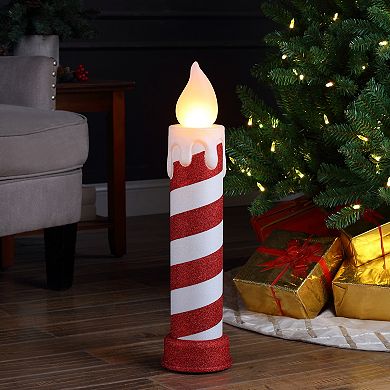 Mr Christmas Striped LED Candle Floor Decor