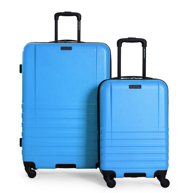 Ben Sherman Hereford 2-Piece Hardside Spinner Luggage Set, Brt Blue, 2 Pc S