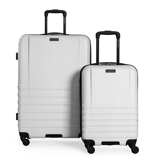 Ben Sherman Hereford 2-Piece Hardside Spinner Luggage Set - White