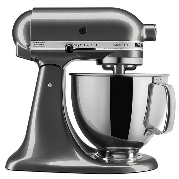  KitchenAid 5qt Polished Stainless Steel Wide Mixer Bowl with  Flat Handle: Mixer Accessories: Home & Kitchen