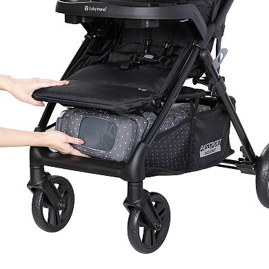Baby Trend Fieldhouse Grey Passport Bassinet Stroller