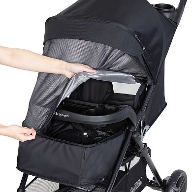 Baby Trend Fieldhouse Grey Passport Bassinet Stroller
