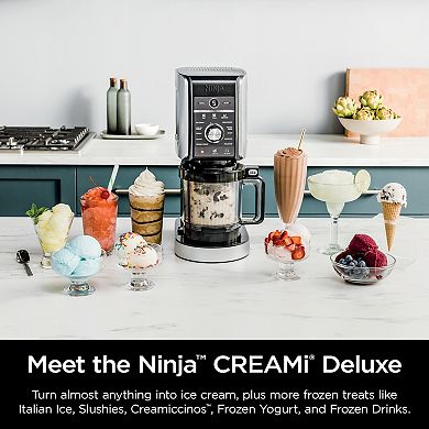 Ninja CREAMi Deluxe Pints and Lids - 2 Pack, NC500 Series Ninja Cream Deluxe