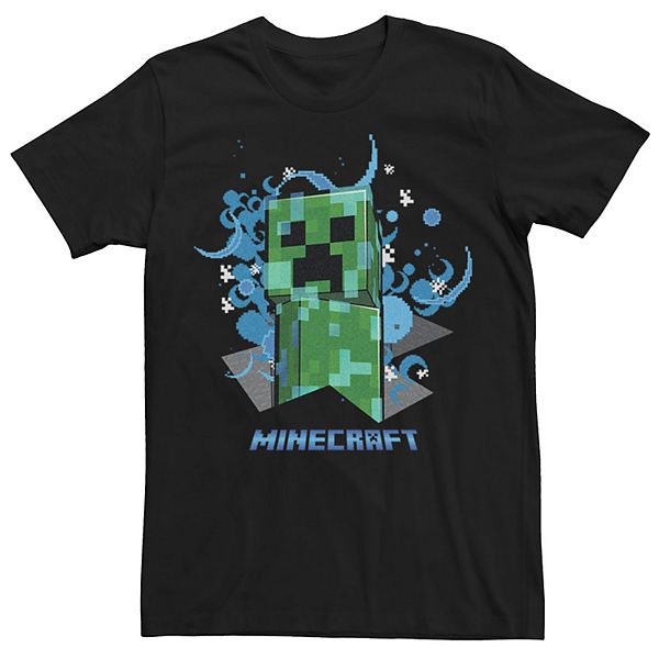 Men's Minecraft Charged Electrical Creeper Logo Tee