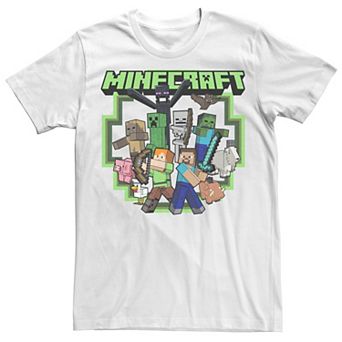 Men's Minecraft All Aboard Build Create Explore Tee