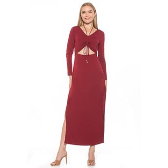 Women's ALEXIA ADMOR Vented Cutout Maxi Dress