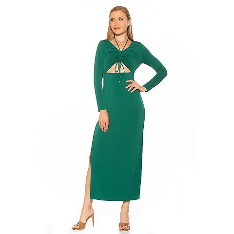 Женские платья ALEXIA Women's ALEXIA ADMOR Vented Cutout Maxi Dress