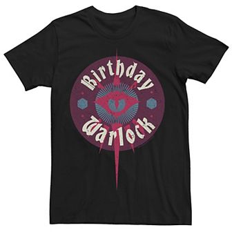 Men's Wizards Of The Coast Dungeons & Dragons Birthday Warlock Logo Tee