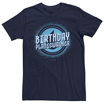 Men's Magic the Gathering "Birthday Planeswalker" Island Mana Symbol Tee