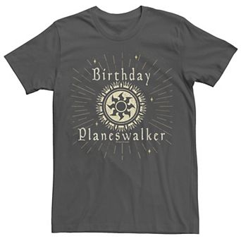 Men's Magic the Gathering "Birthday Planeswalker" Plains Mana Symbol Tee