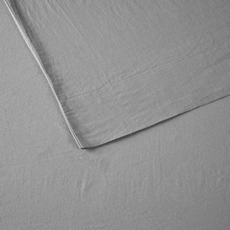 Madison Park Linen Blend Sheet Set with Pillowcases or 2-pack Pillowcase Set