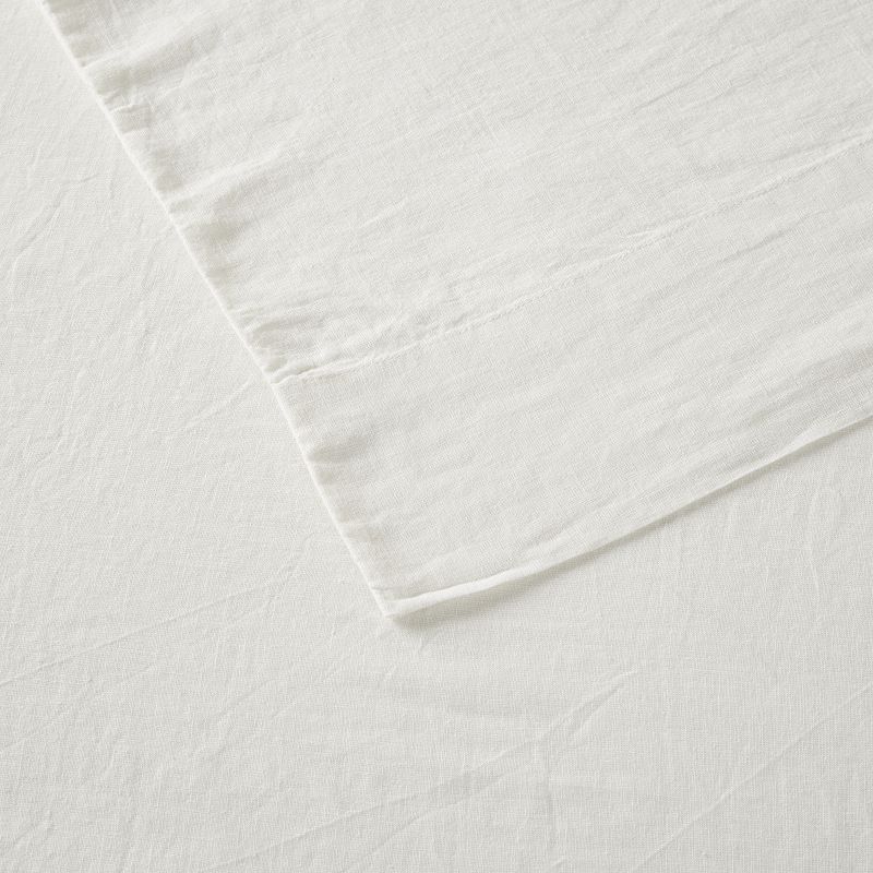 Madison Park Linen Blend Sheet Set with Pillowcases or 2-pack Pillowcase Se