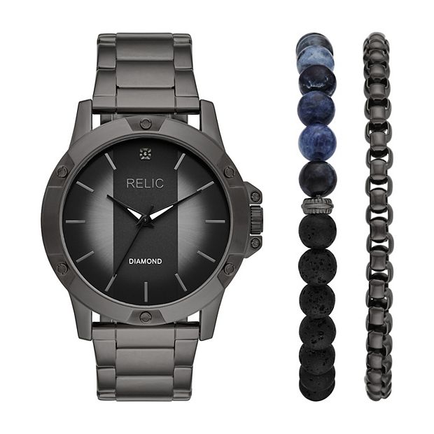 Fossil discount gunmetal watch