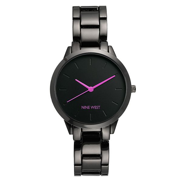 Nine West Women's Gunmetal Tone 3Hand Watch