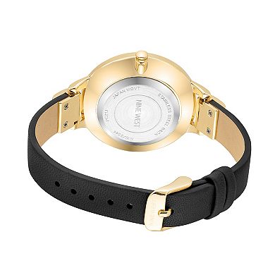 Nine West Women's Flower Dial Strap Watch