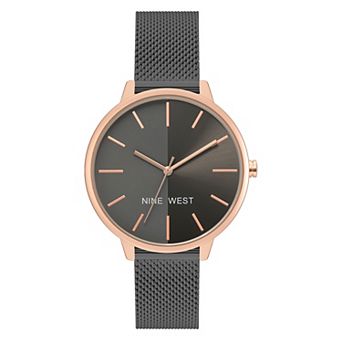 Nine West Women's Two Tone Mesh Watch