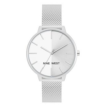 Nine West Women's Two Tone Mesh Watch