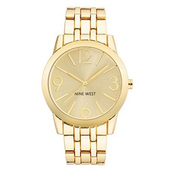 Nine West Women's Gold-Tone Dress Watch