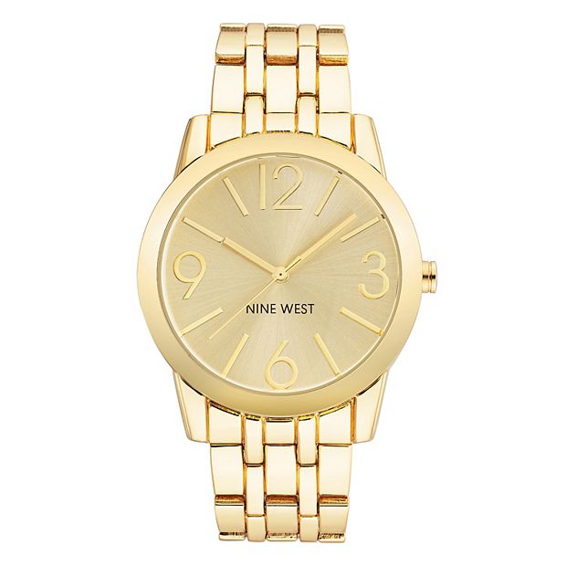 Nine West Women s Gold Tone Dress Watch