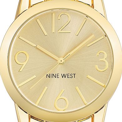 Nine West Women's Gold-Tone Dress Watch
