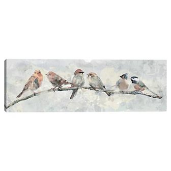 Masterpiece Spring Lineup Birds Canvas Wall Art