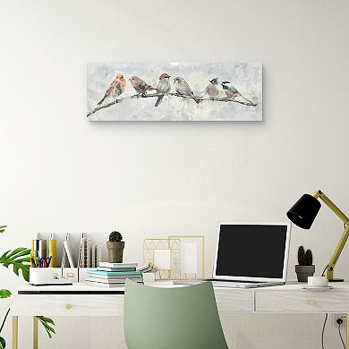 Masterpiece Spring Lineup Birds Canvas Wall Art