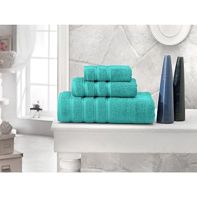 Classic Turkish Towels Genuine Cotton Soft Absorbent Antalya 12 Piece Set With 4 Bath Towels, 4 Hand Towels, 4 Washcloths