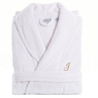 Linum Home Textiles Turkish Cotton Personalized Unisex Quick Dry Terry Bathrobe